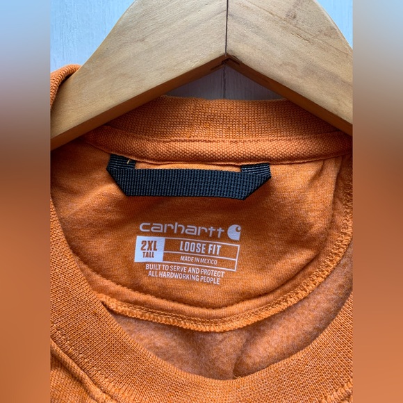 Carhartt Orange Sweatshirt Sz 2XL - Picture 7 of 7
